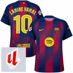 Barcelona Lamine Yamal 10 Home Authentic Player 2025/26 Dri-Fit ADV Match - La Liga Patch
