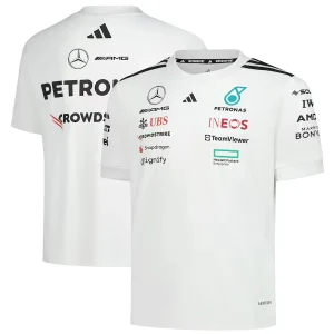 Mercedes-AMG Petronas F1 Team Adidas T-Shirt - White Formula 1 F1 Formula One