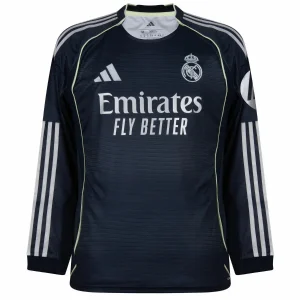 Real Madrid Away Long Sleeve Fan Jersey 2025/26