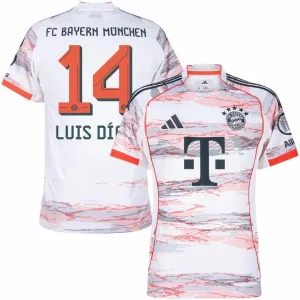 Bayern München Luis Díaz 14 Fan Jersey 2025/26 Official Printing