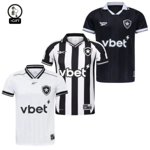 Botafogo Fan Jersey Home, Away e Third 2025/26 - Kit 3 Fan Jersey