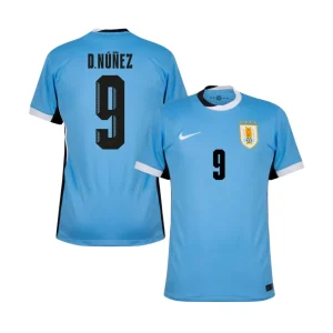 Uruguay D. Núñez 9 Home Fan Jersey 2025/26