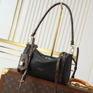 LV Express Bag 26cm Black Mix Brown Calfskin