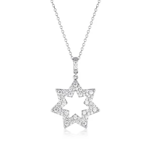 GEORGINI COMMONWEALTH COLLECTION STAR NECKLACE SILVER