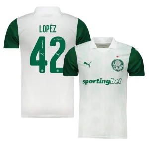 Palmeiras Away Flaco Lopez 42 Fan Jersey 2025/26