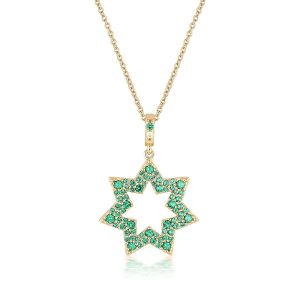 GEORGINI COMMONWEALTH COLLECTION STAR NECKLACE GOLD