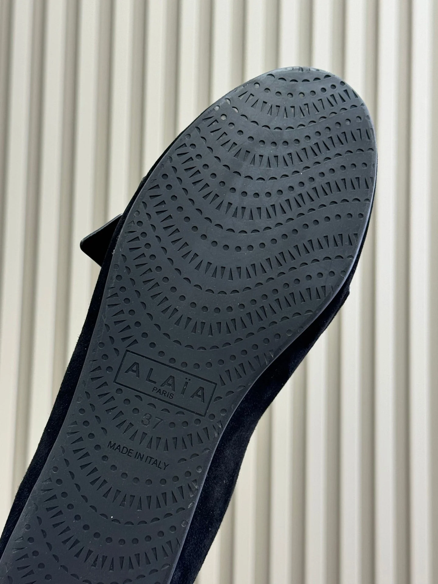 ALAIA  Le Teckel  Ballet Flats Black Suede 468729 - Image 6