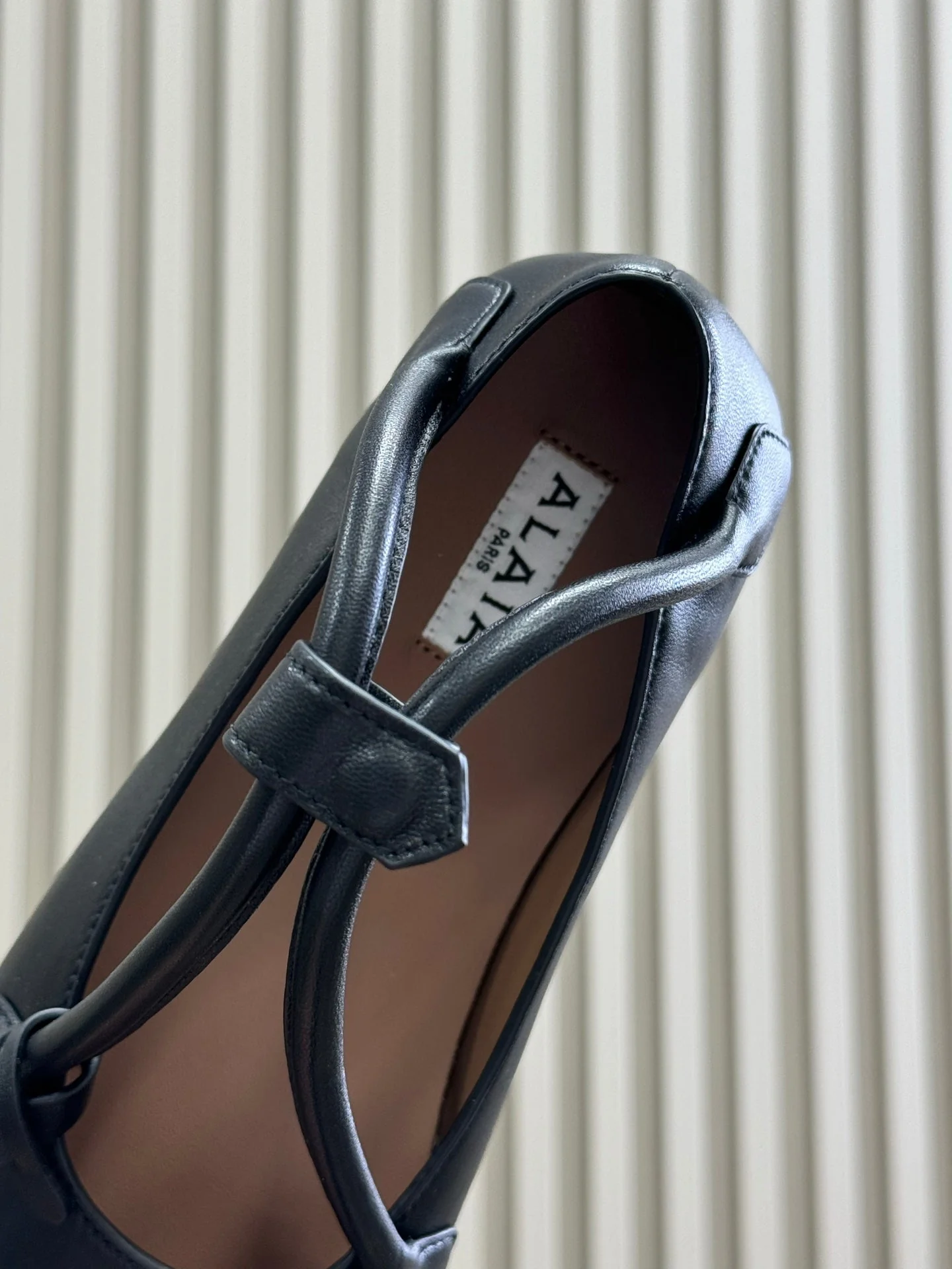 ALAIA  Le Teckel  Ballet Flats Black Sheepskin 468731 - Image 3