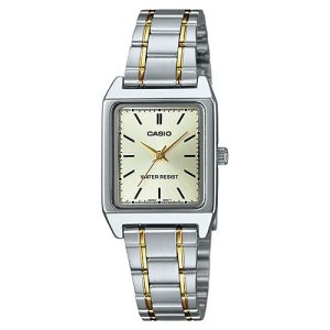 Casio Analog Two Tone Stainless Steel Watch LTPV007SG-9E