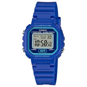 Casio Standard Digital Blue Resin Band Watch LA20WH-2A
