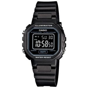 Casio Standard Digital Black Resin Band Watch LA20WH-1B