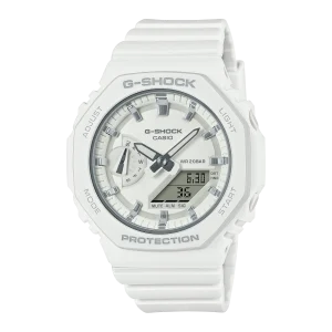 G-Shock Analog Digital DUO 2100 Mid Size White Resin Band Watch GMAS2100-7A
