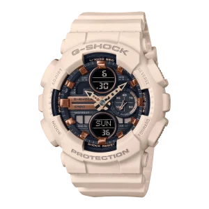 G-Shock Analog Digital DUO Mid Size Pink Resin Band Watch GMAS140M-4A