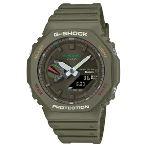 G-Shock Analog Digital DUO Green Resin Band Watch GAB2100FC-3A
