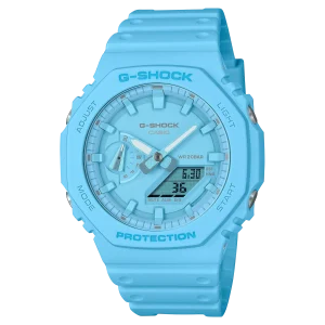 G-Shock Analog Digital DUO Gradation Blue Resin Band Watch GA2100-2A2
