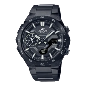 Casio Edifice Windflow DUO Motor Sport Black Stainless Steel Watch ECB2200DC-1A