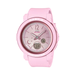 BABY-G DUO Moon and Stars Pink Resin Band Watch BGA290DS-4A