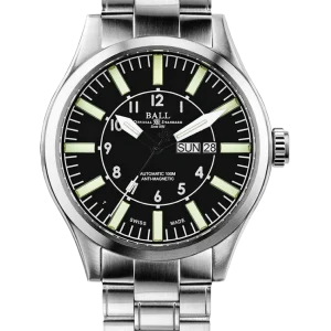 Ball Aviator Master Engineer II: Stainless Steel Automatic Timepiece NM1080C-S13-BK