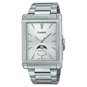 Casio Standard Silver Dial Stainless Steel Watch MTPM105D-7A