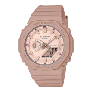 G-Shock Analog Digital Pink Dial Resin Band Watch GMA-S2100NC-4A2