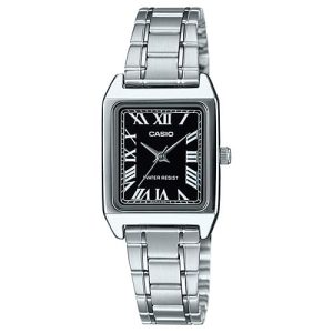 Casio Analog Black Dial Stainless Steel Watch LTP-V007D-1B