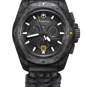 Victorinox Inox 43 Chrono Black Case Dial Watch 241989.1