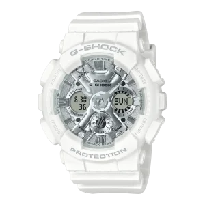 G-Shock Analog Digital White Resin Band Watch GMA-S120VA-7A