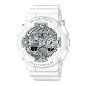 G-Shock Analog Digital White Resin Band Watch GMAS140VA-7A