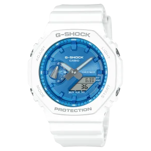 G-Shock Analog Digital White Resin Band Watch GA2100WS-7A