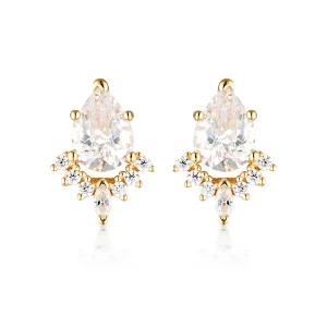GEORGINI ICONIC BRIDAL PENELOPE EARRING GOLD