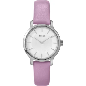 Timex Trend Transcend Pink Leather Strap Watch TW2W54800
