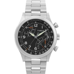 Timex Waterbury Traditional Fly-back Chronograph Watch TW2W47800