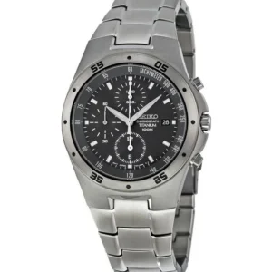 Seiko Titanium Chronograph Snd419 Snd419P1 Snd419P Mens Watch