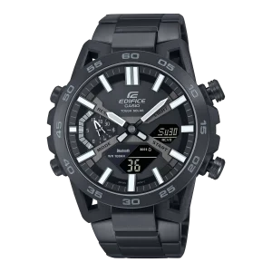 Casio Edifice Sospensione Black Stainless Steel Watch ECB2000DC-1B