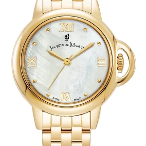 JDM Grace 32mm Analog Gold Stainless Steel Strap Watch