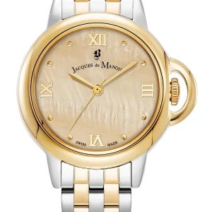 JDM Grace 32mm Analog Gold Silver Stainless Steel Strap Watch