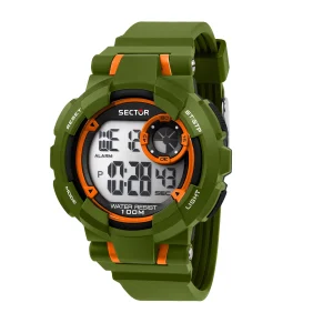 Sector EX-36 Army Green Digital Watch R3251283003