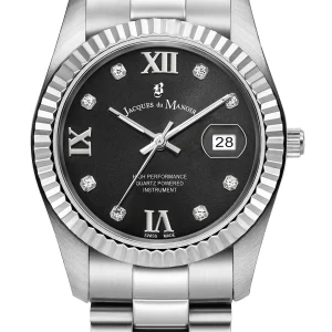 JDM Inspiration Roman 34mm Silver Strap Watch JWL01308