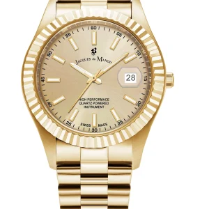 JDM Inspiration 40mm Automatic Gold Stainless Steel Strap Watch