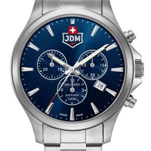 JDM Military Alpha Chrono Blue Watch JDM-WG002-03