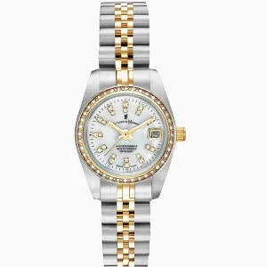 JDM Inspiration 26mm Two Tone Crystal Bezel Watch