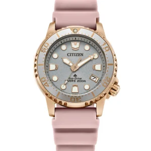 Citizen Eco-Drive  Polyurethane Strap Silver Dial Watch EO2023- 00A