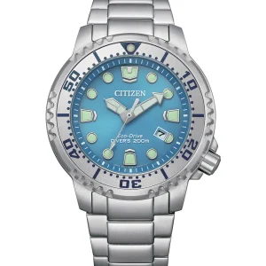 Citizen Promaster Eco-Drive Stainless Steel Blue Dial Watch BN0165-55L
