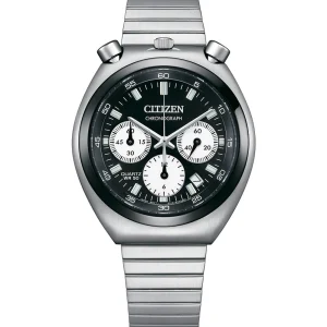 Citizen Bullhead Stainless Steel Black Dial Watch AN3660-81E