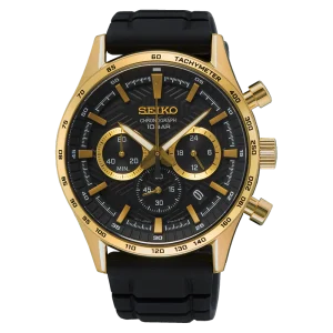 Seiko Gold Case Chronograph Men's Watch SSB446P