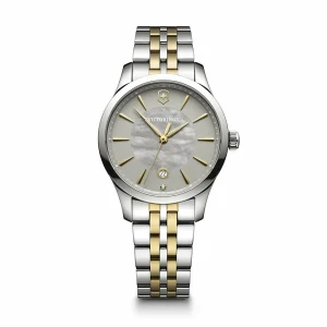 Victorinox Swiss Army Alliance Grey Dial Two-Tone Womens Watch