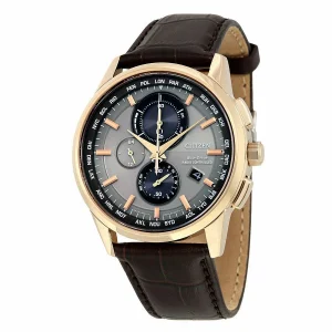 Citizen Eco-Drive World Chronograph A-T Mens Watch