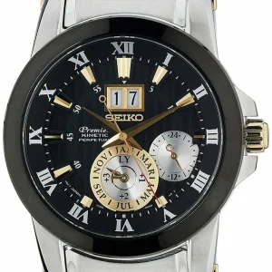 Seiko Premier Kinetic Perpetual Snp129P1 Snp129P Mens Watch