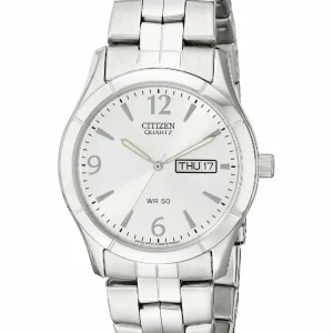 Citizen Mens Bk3830-51A Analog Display Japanese Quartz Silver Watch