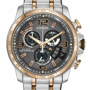 Citizen Eco-Drive Two-Tone Chronograph By0106-55H - Mens Watch